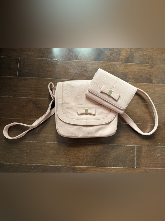 Fiorelli Handbags - Women’s Blush Pink Crossbody Bag with Matching Wallet